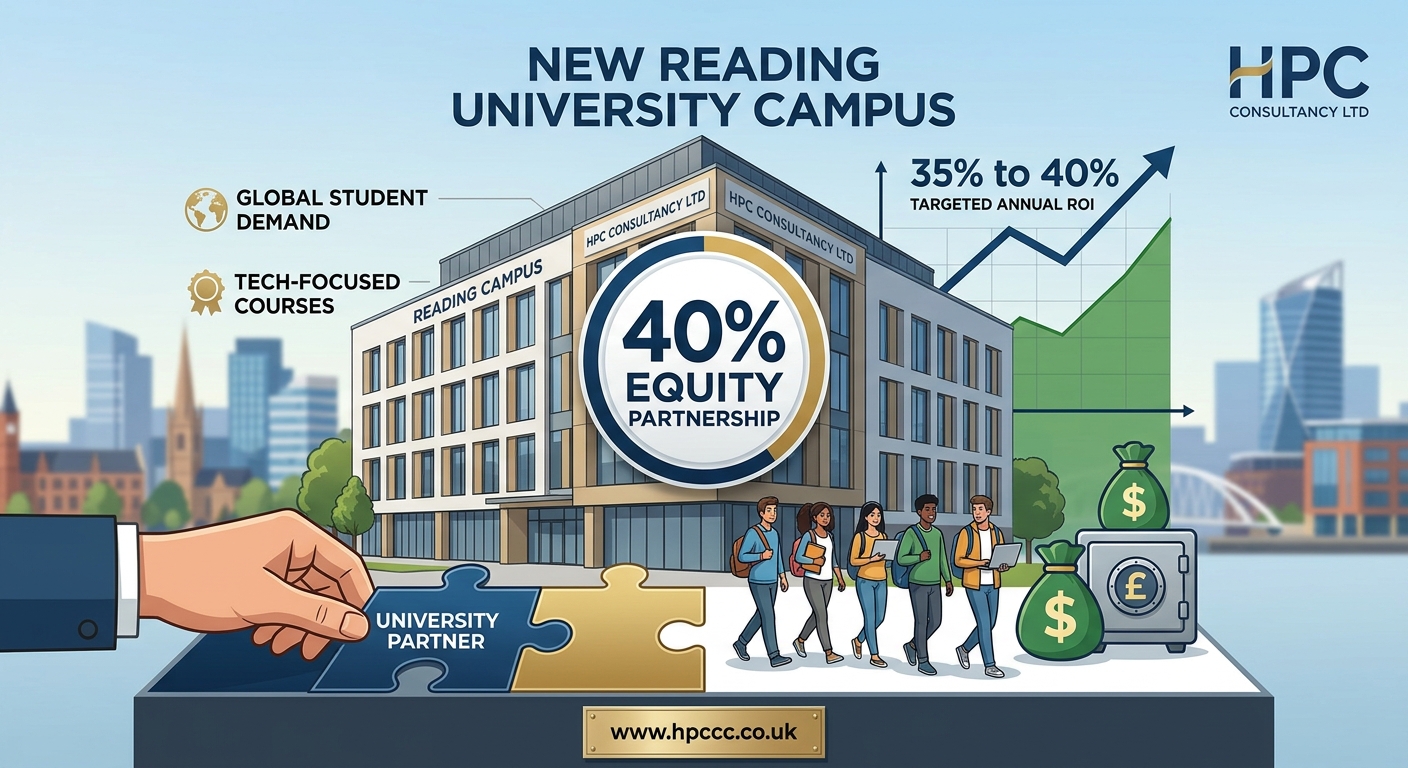 40% Equity Partnership in New Reading University Campus, seeking New Zealand Investor
